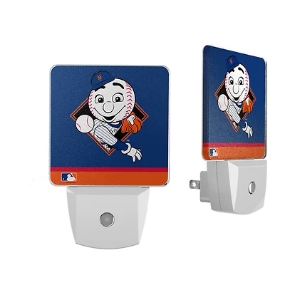 New York Mets Stripe Mascot Nightlight 2-Pack