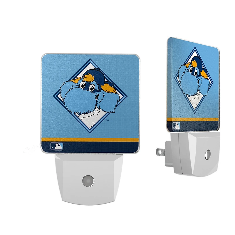 Tampa Bay Rays Stripe Mascot Nightlight 2-Pack