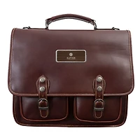XULA Gold Sabino Canyon Briefcase with Plate