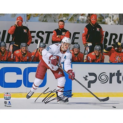 Mikko Rantanen Colorado Avalanche Autographed 16" x 20" Outdoors at Lake Tahoe Photograph