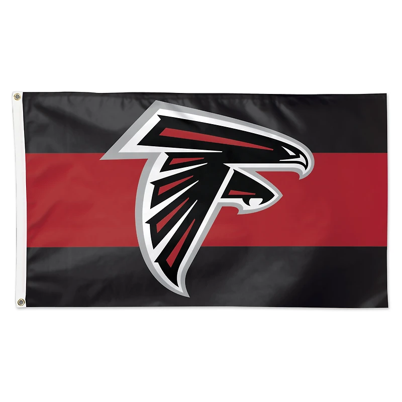 WinCraft Atlanta Falcons 3' x 5' Horizontal Stripe 1-Sided Deluxe Flag