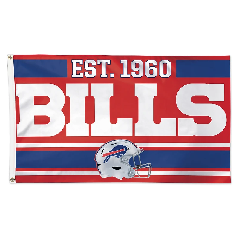 WinCraft Buffalo Bills 3' x 5' Established 1-Sided Deluxe Flag