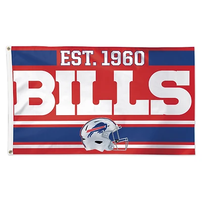 WinCraft Buffalo Bills 3' x 5' Established 1-Sided Deluxe Flag