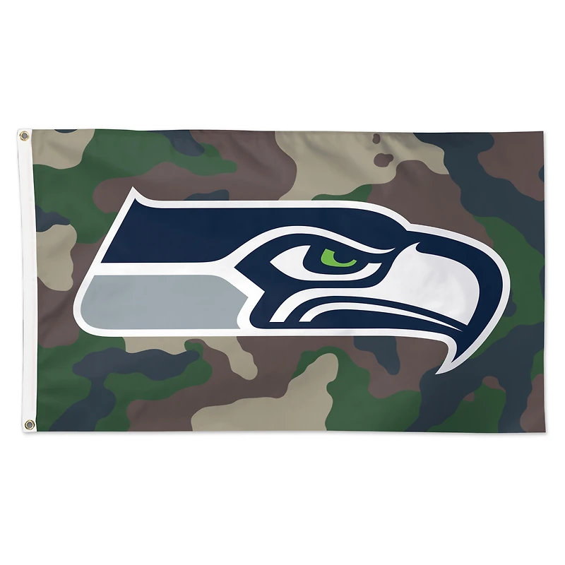 WinCraft Seattle Seahawks 3' x 5' Camo 1-Sided Deluxe Flag