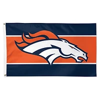 WinCraft Denver Broncos 3' x 5' Horizontal Stripe 1-Sided Deluxe Flag