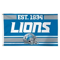 WinCraft Detroit Lions 3' x 5' Established 1-Sided Deluxe Flag