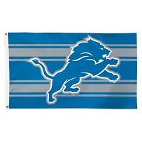 WinCraft Detroit Lions 3' x 5' Horizontal Stripe 1-Sided Deluxe Flag