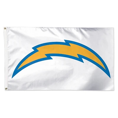WinCraft Los Angeles Chargers 3' x 5' White 1-Sided Deluxe Flag