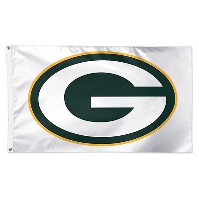 WinCraft Green Bay Packers 3' x 5' White 1-Sided Deluxe Flag
