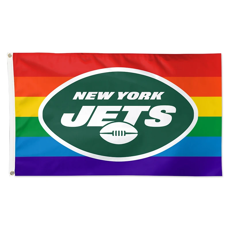 WinCraft New York Jets 3' x 5' Pride 1-Sided Deluxe Flag
