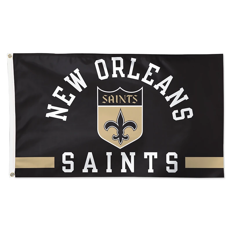 WinCraft New Orleans Saints 3' x 5' Classic Logo 1-Sided Deluxe Flag