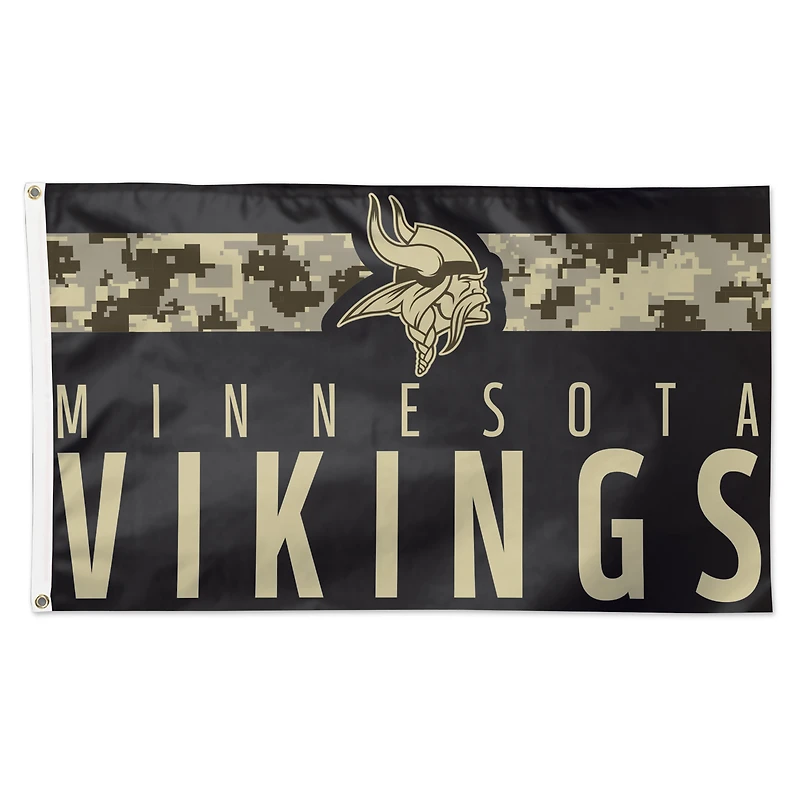 WinCraft Minnesota Vikings 3' x 5' Standard 1-Sided Deluxe Flag