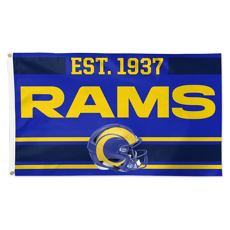 WinCraft Los Angeles Rams 3' x 5' Established 1-Sided Deluxe Flag
