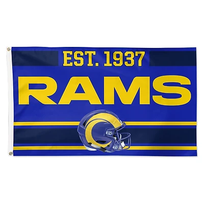 WinCraft Los Angeles Rams 3' x 5' Established 1-Sided Deluxe Flag