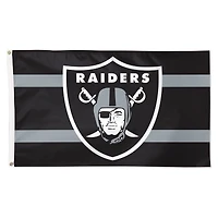 WinCraft Las Vegas Raiders 3' x 5' Horizontal Stripe 1-Sided Deluxe Flag