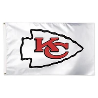 WinCraft Kansas City Chiefs 3' x 5' White 1-Sided Deluxe Flag