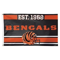 WinCraft Cincinnati Bengals 3' x 5' Established 1-Sided Deluxe Flag