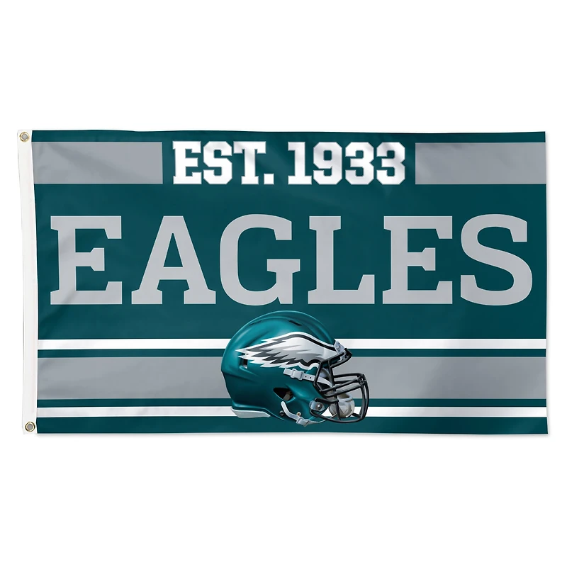 WinCraft Philadelphia Eagles 3' x 5' Established 1-Sided Deluxe Flag