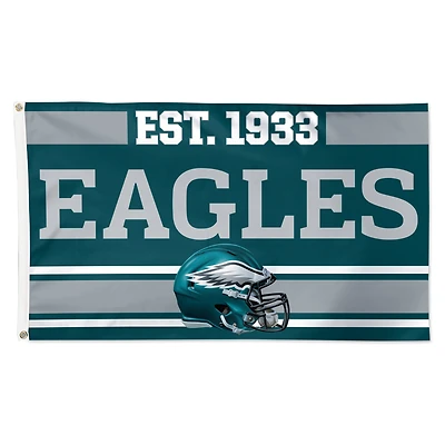 WinCraft Philadelphia Eagles 3' x 5' Established 1-Sided Deluxe Flag
