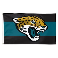 WinCraft Jacksonville Jaguars 3' x 5' Horizontal Stripe 1-Sided Deluxe Flag
