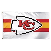WinCraft Kansas City Chiefs 3' x 5' Away Stripe 1-Sided Deluxe Flag