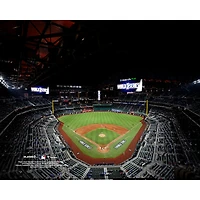 Texas Rangers Unsigned Globe Life Field Nighttime General View Photograph