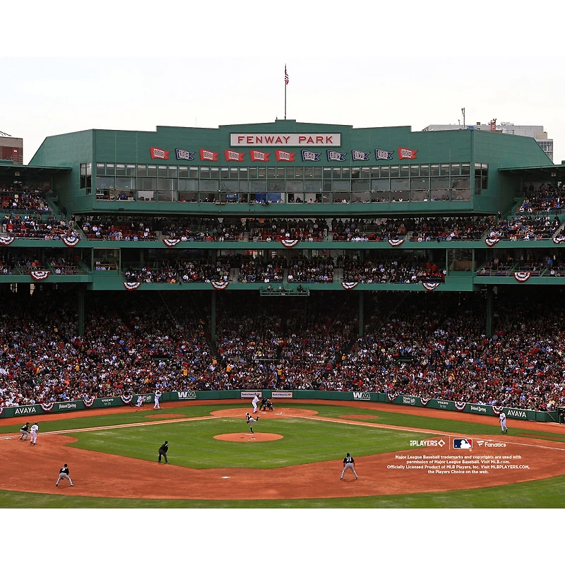 Boston Red Sox Unsigned Fenway Park Outfield View Photograph
