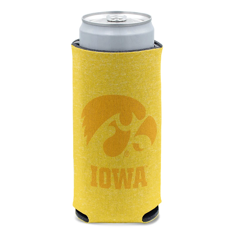 WinCraft Iowa Hawkeyes 12oz. Team Logo Slim Can Cooler
