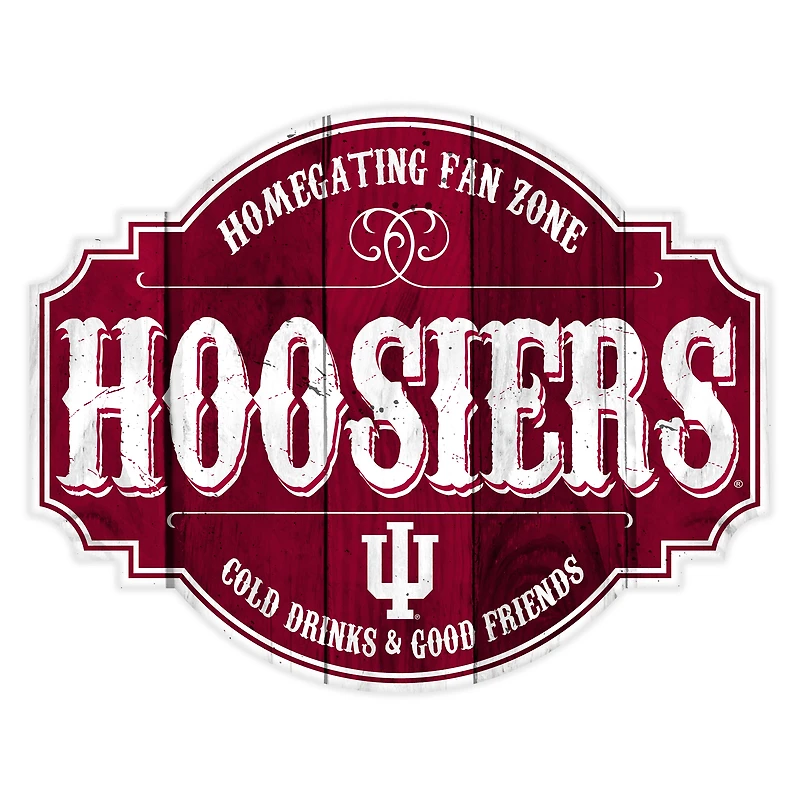 Indiana Hoosiers 24'' Homegating Tavern Sign
