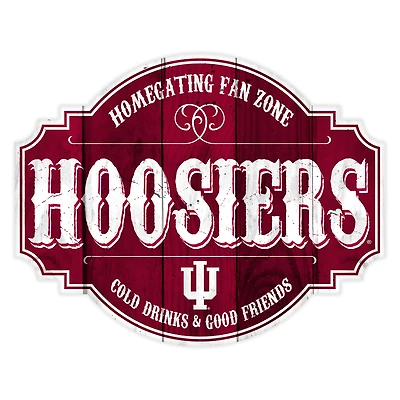 Indiana Hoosiers 24'' Homegating Tavern Sign