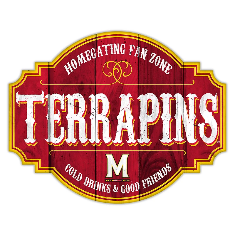 Maryland Terrapins 24'' Homegating Tavern Sign