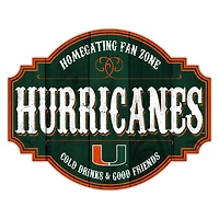 Miami Hurricanes 24'' Homegating Tavern Sign