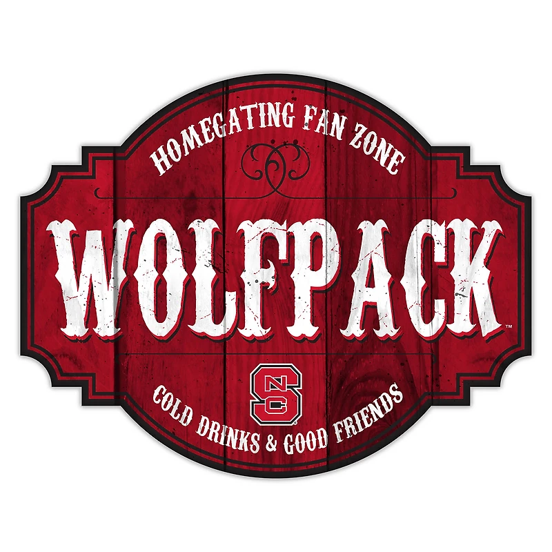 NC State Wolfpack 24'' Homegating Tavern Sign