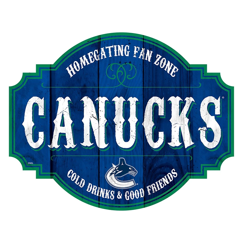 Vancouver Canucks 24'' Homegating Tavern Sign