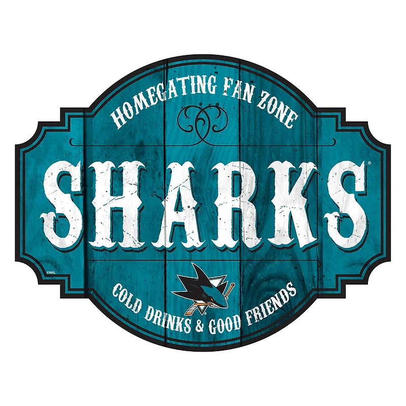 San Jose Sharks 24'' Homegating Tavern Sign