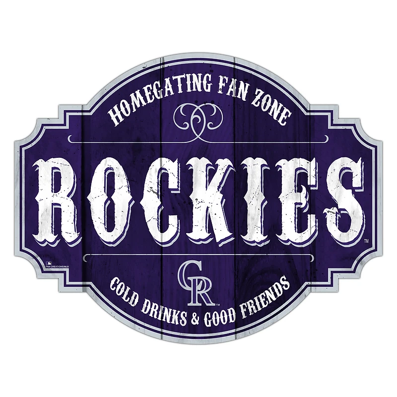 Colorado Rockies 24'' Homegating Tavern Sign