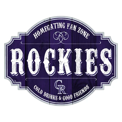 Colorado Rockies 24'' Homegating Tavern Sign