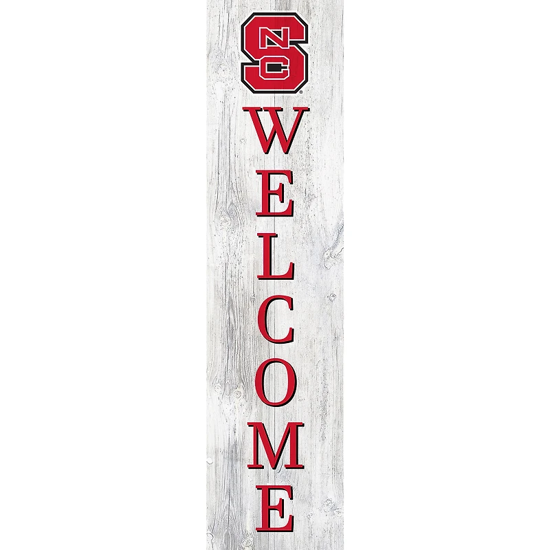NC State Wolfpack 48'' Welcome Leaner