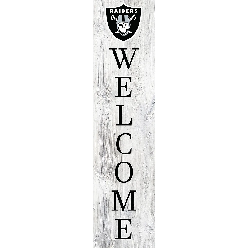 Las Vegas Raiders 48'' Welcome Leaner