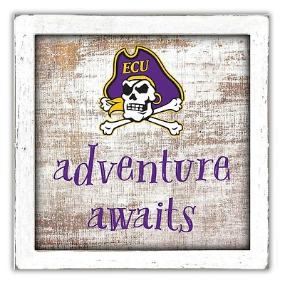 ECU Pirates 14'' x 13'' Adventure Awaits Money Box