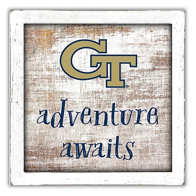 Georgia Tech Yellow Jackets 14'' x 13'' Adventure Awaits Money Box