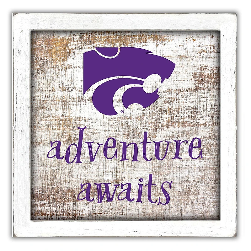 Kansas State Wildcats 14'' x 13'' Adventure Awaits Money Box