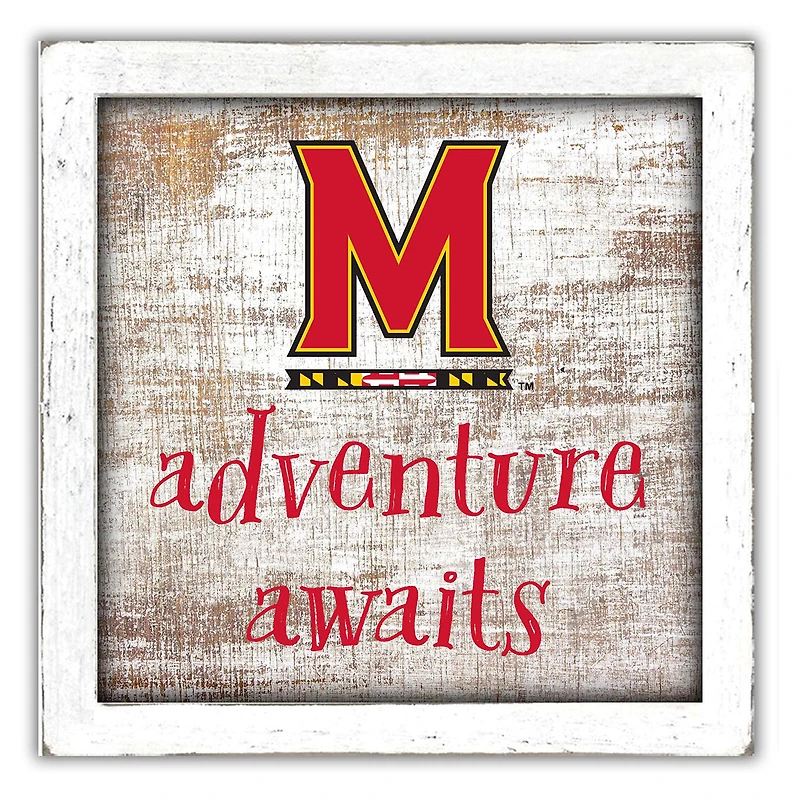 Maryland Terrapins 14'' x 13'' Adventure Awaits Money Box