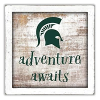 Michigan State Spartans 14'' x 13'' Adventure Awaits Money Box