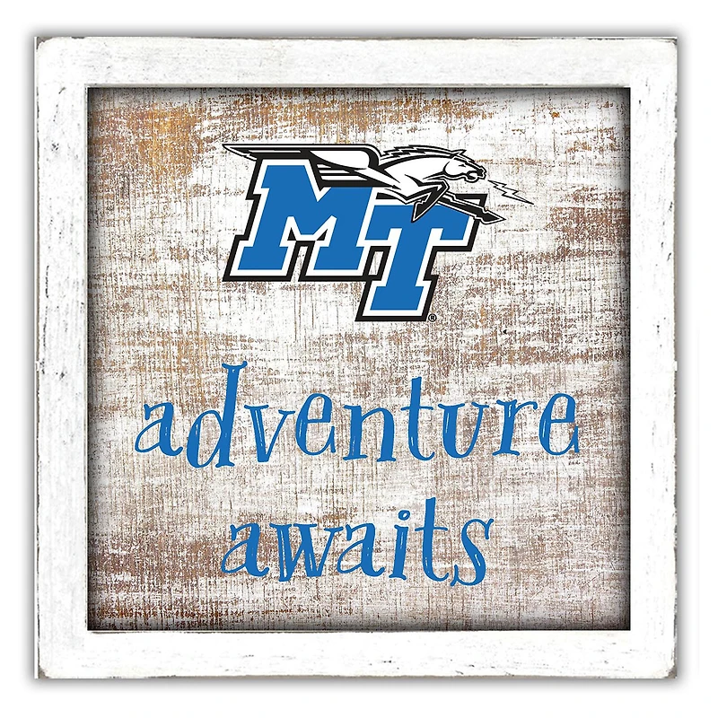 MTSU Blue Raiders 14'' x 13'' Adventure Awaits Money Box