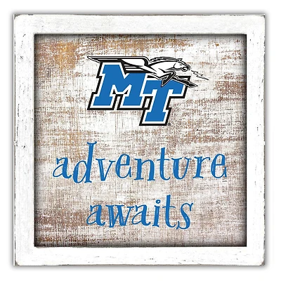 MTSU Blue Raiders 14'' x 13'' Adventure Awaits Money Box