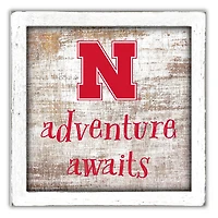 Nebraska Huskers 14'' x 13'' Adventure Awaits Money Box