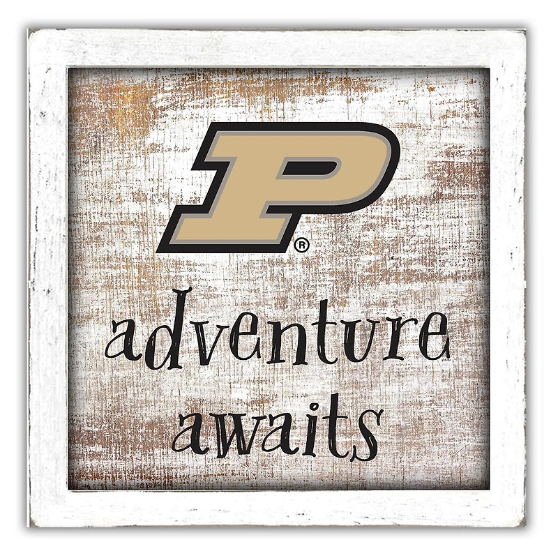 Purdue Boilermakers 14'' x 13'' Adventure Awaits Money Box