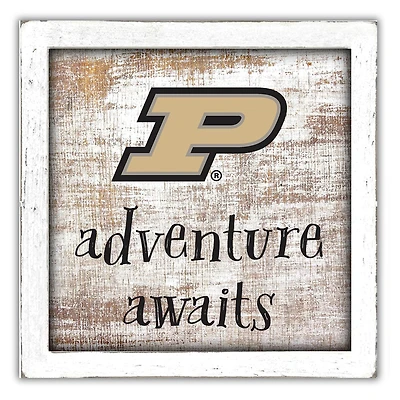 Purdue Boilermakers 14'' x 13'' Adventure Awaits Money Box