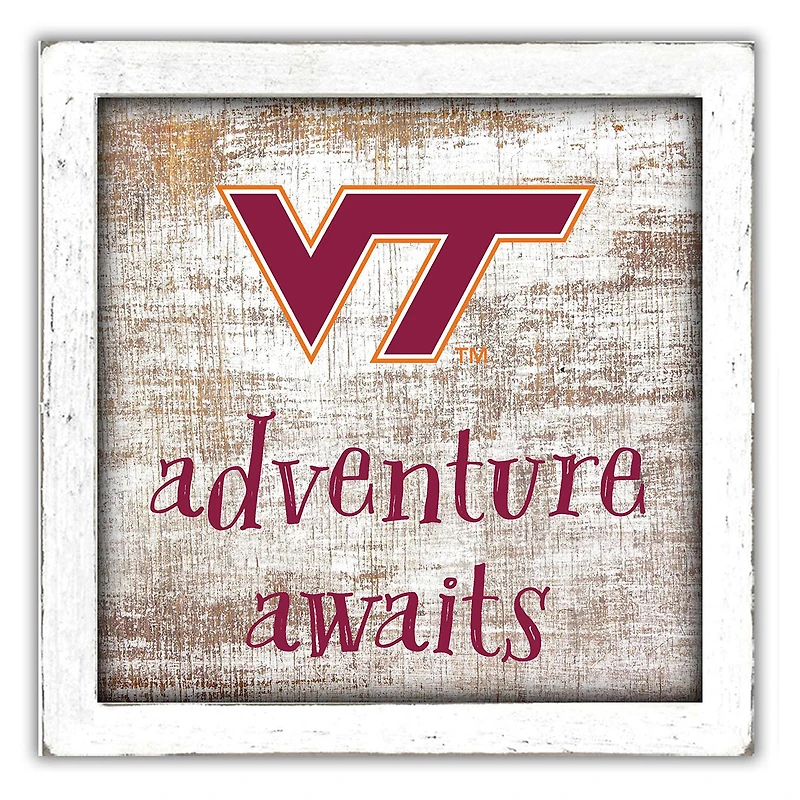 Virginia Tech Hokies 14'' x 13'' Adventure Awaits Money Box